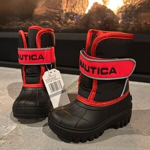 Nautica Albermarel 2 NS-83 winter/snow waterproof boots,Velcro,rugged,fleece